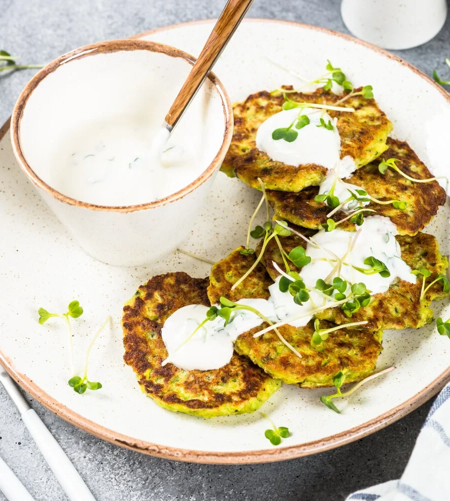 Courgette pannenkoekjes