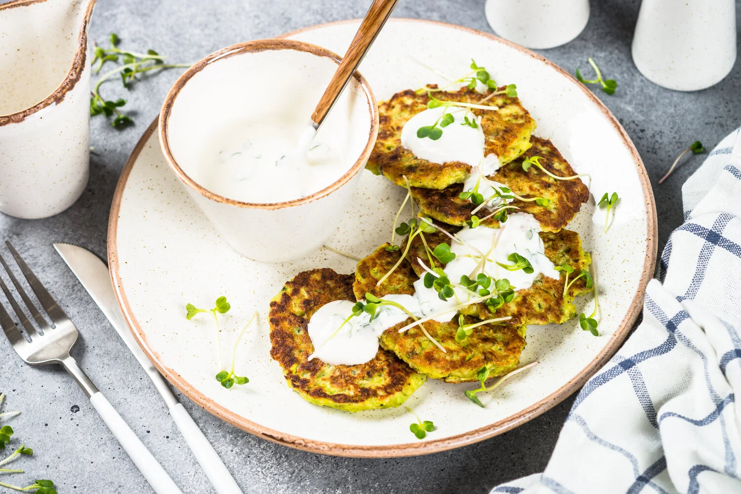 Courgette pannenkoekjes