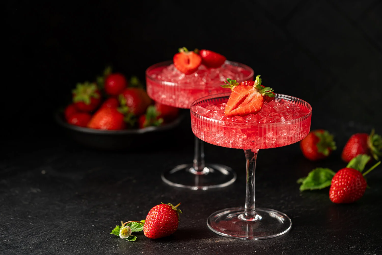 Daiquiri cocktail met aardbei