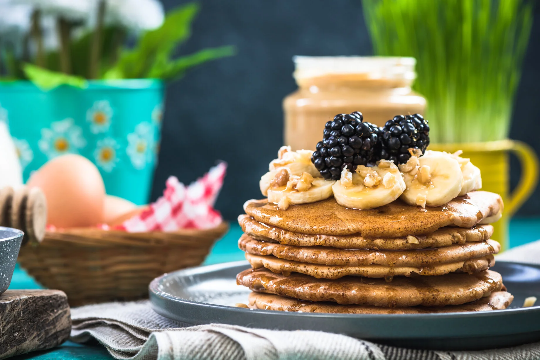 Havermout banaan pannenkoeken